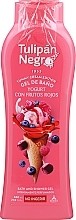 PRZECENA! Żel pod prysznic Jogurt i czerwone owoce - Tulipan Negro Intense Bath And Shower Gel Yoghurt With Red Fruits * — Zdjęcie N1