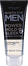 Niewidoczny żel do stylizacji włosów dla mężczyzn - Oriflame North For Men Power Hold & Sleek Invisible Hair Gel — Zdjęcie N1