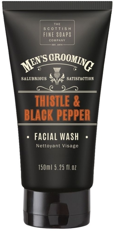 Preparat do mycia twarzy dla mężczyzn - Scottish Fine Soaps Mens Grooming Thistle & Black Pepper Facial Wash — Zdjęcie N1