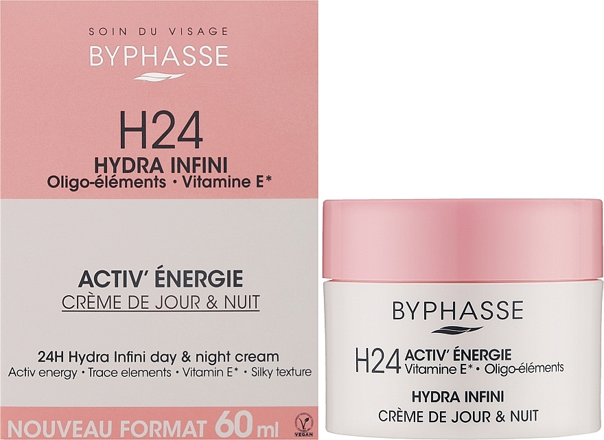 Nawilżający krem na dzień i noc - Byphasse 24h Hydra Infini Day & Night Cream — Zdjęcie N2