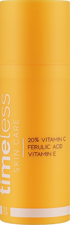Serum do twarzy z witaminami - Timeless Skin Care 20% Vitamin C — Zdjęcie N1