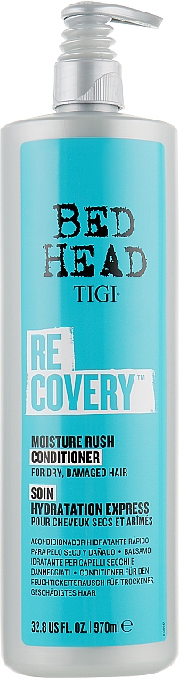 Nawilżająca odżywka do włosów suchych i zniszczonych - Tigi Bed Head Recovery Moisture Rush Conditioner — Zdjęcie N4