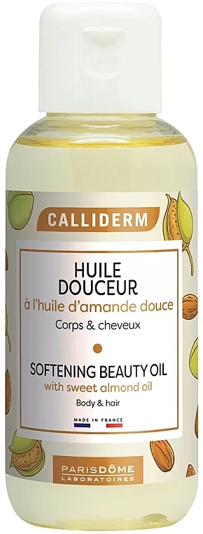 Olejek do ciała i włosów - Calliderm Huile Douceur Sweet Almond — Zdjęcie N1