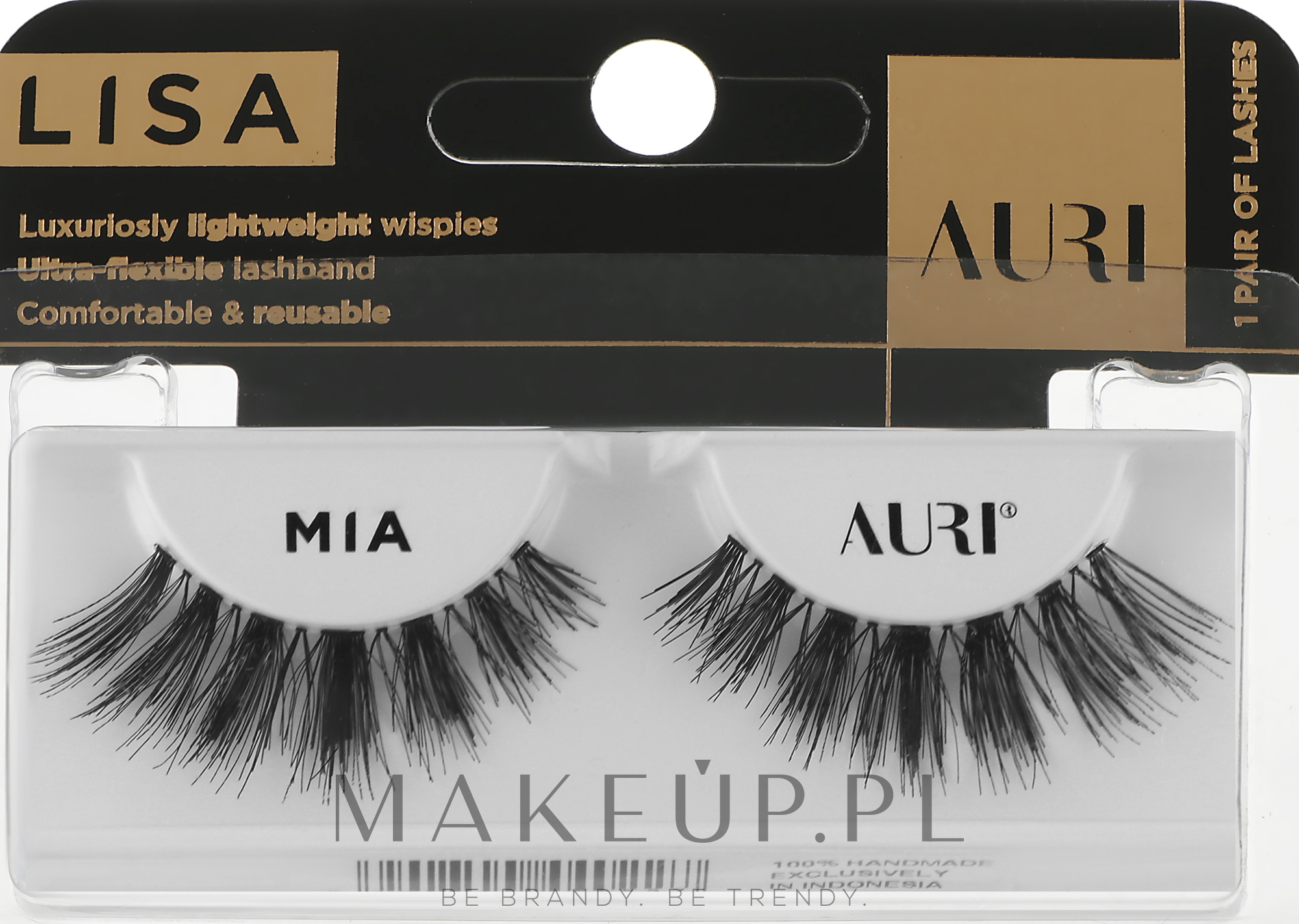 Sztuczne rzęsy na pasku - Inter-Vion Mia Lashes — Zdjęcie 2 szt.