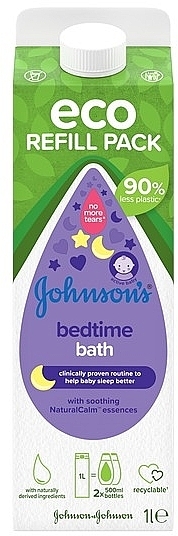 Płyn do kąpieli na dobranoc (uzupełnienie) - Johnson’s® Baby Bedtime Refill — Zdjęcie N1