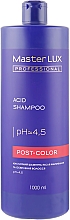 Kwaśny szampon po farbowaniu i rozjaśnianiu włosów - Master LUX Professional Acid Shampoo Post Color — Zdjęcie N1