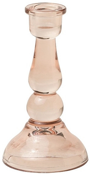 Szklany świecznik - Paddywax Tall Glass Taper Holder Pink — Zdjęcie N1