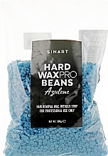Wosk do depilacji w granulkach Azulen - Sinart Hard Wax Pro Beans Azulene — Zdjęcie N2