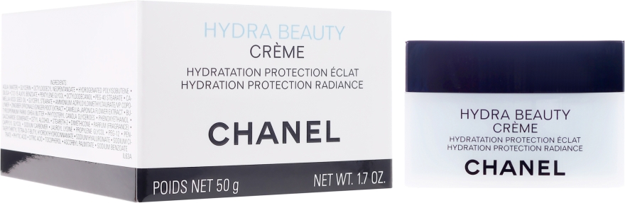 Nawilżający krem do twarzy - Chanel Hydra Beauty Hydratation Protection Radiance Crème