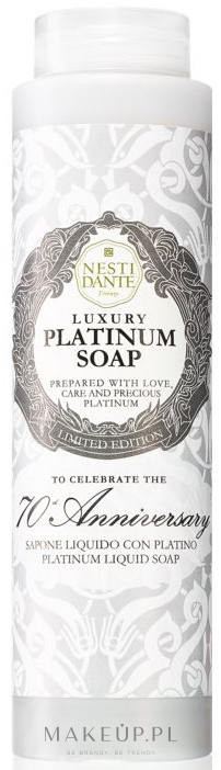 Luksusowe platynowe mydło w płynie do mycia ciała - Nesti Dante Luxury Platinum Soap — Zdjęcie 300 ml