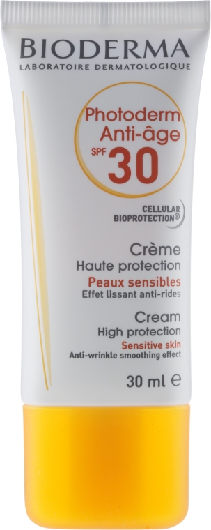 Krem opóźniający efekty starzenia się skóry SPF 30 - Bioderma Photoderm Anti-âge Cream High Protection Cream — Zdjęcie N2