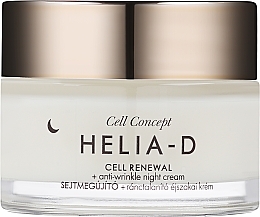 Przeciwzmarszczkowy krem do twarzy na noc, 55+ - Helia-D Cell Concept Cream — Zdjęcie N5