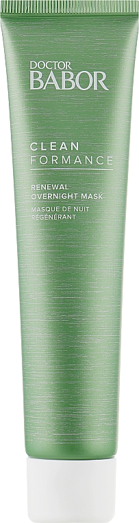 Regenerująca maska do twarzy na noc - Babor Doctor Babor Cleanformance Renewal Overnight Mask — Zdjęcie N2