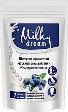 Musująca aromatyczna sól morska do kąpieli Pearl Bath - Milky Dream (doypack) — Zdjęcie N1