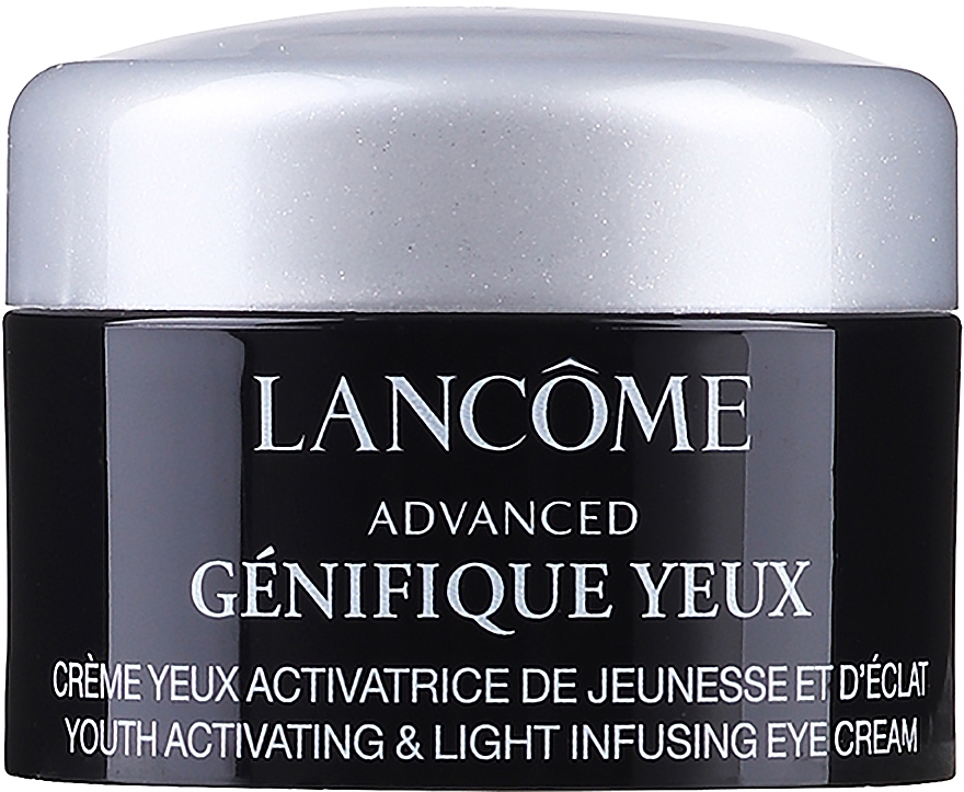 PREZENT! Zaawansowany krem -aktywator młodości z efektem rozświetlenia do pielęgnacji skóry wokół oczu - Lancome Advanced Genifique (mini) — Zdjęcie N1
