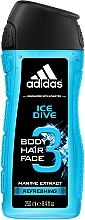 Kup Żel pod prysznic dla mężczyzn - Adidas Ice Dive Body, Hair And Face Shower Gel