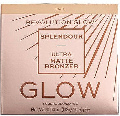 Bronzer do twarzy - Makeup Revolution Glow Splendour Ulta Matte Bronzer — Zdjęcie N1