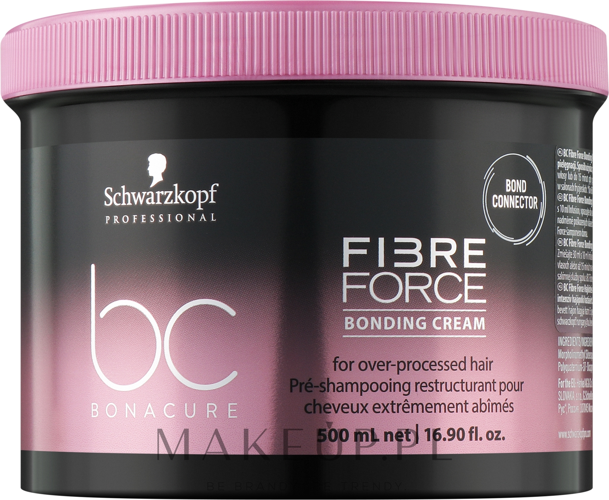 Krem wzmacniający - Schwarzkopf Professional BC Fibre Force Bonding Cream — Zdjęcie 500 ml