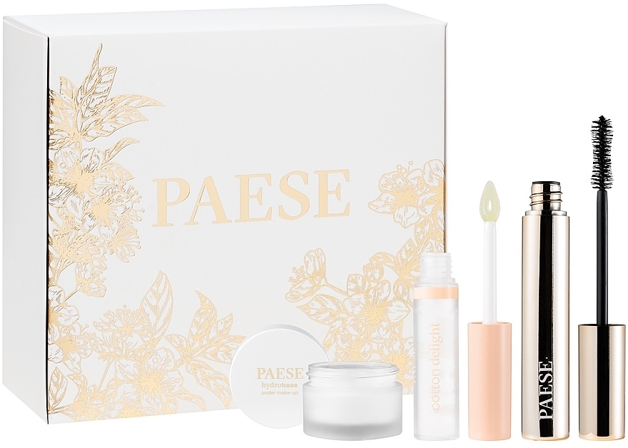 Zestaw - Paese Perfect Set (hydrobase/30ml + l/gloss/7.5ml + mascara/10.5ml) — Zdjęcie N2