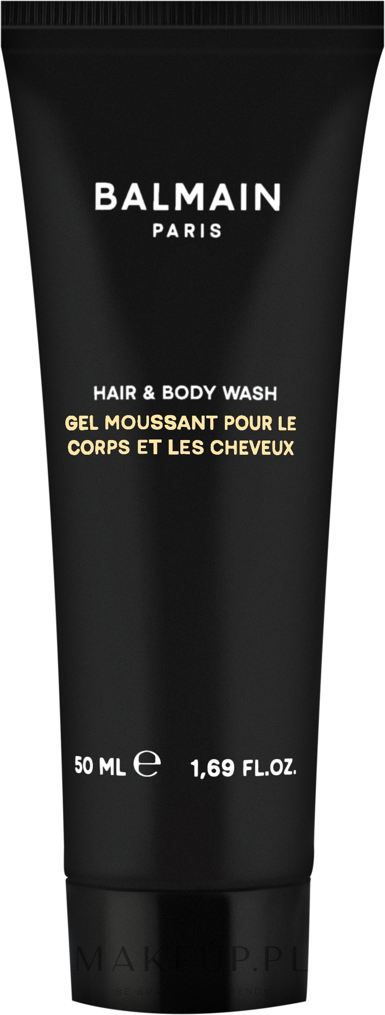 Żel pod prysznic i do włosów - Balmain Paris Hair Couture Homme Hair Body Wash Travel Size — Zdjęcie 50 ml