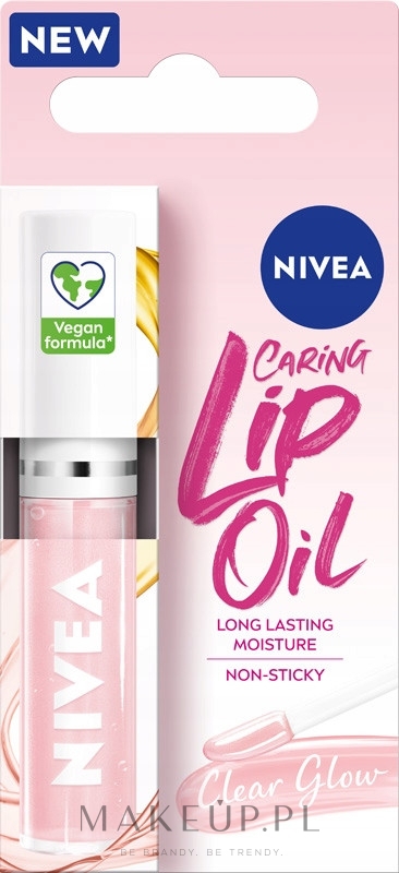 Olejek do ust - NIVEA Caring Lip Oil — Zdjęcie Clear Glow