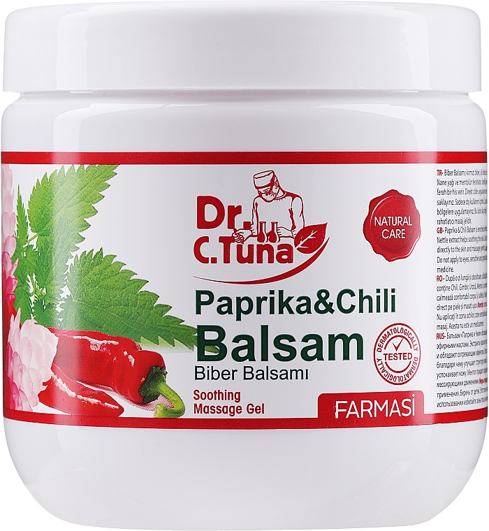 Żel do masażu z ekstraktem z papryczki chili - Farmasi Paprika & Chilli Balsam Massage Gel — Zdjęcie N4