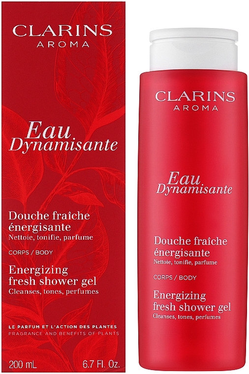 Clarins Aroma Eau Dynamisante - Żel pod prysznic dla mężczyzn — Zdjęcie N2