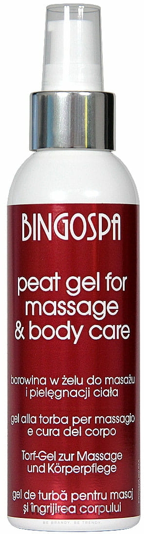 Borowina w żelu do masażu - BingoSpa Peat Gel Massage — Zdjęcie 120 g