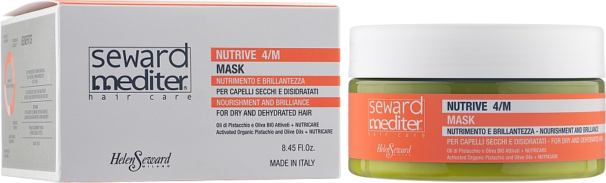Odżywcza maska nabłyszczająca włosy - Helen Seward Nutrive 4/M Mask — Zdjęcie N4