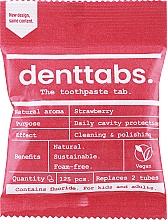 Kup Tabletki do czyszczenia zębów, z fluorem dla dzieci Truskawka - Denttabs Teeth Cleaning Tablets Kids Strawberry With Fluoride