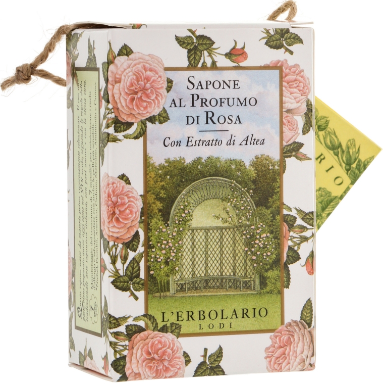 Perfumowane mydło Róża - L'Erbolario Sapone Al Profumo di Rosa — Zdjęcie N1