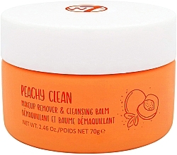 Balsam do twarzy - W7 Peachy Clean Makeup Remover & Cleansing Balm — Zdjęcie N1