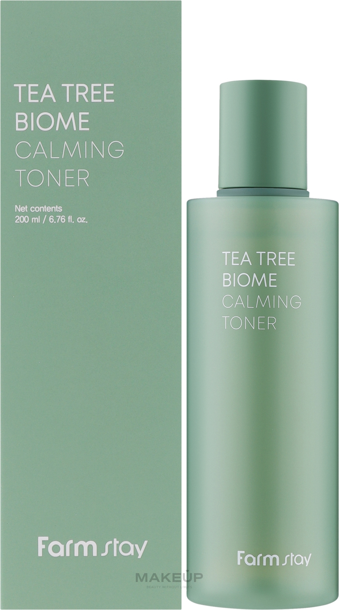 Kojący tonik z drzewa herbacianego - FarmStay Tea Tree Biome Calming Toner — Zdjęcie 200 ml