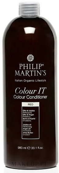 Tonująca odżywka do włosów - Philip Martin's Color It Color Conditioner — Zdjęcie Red