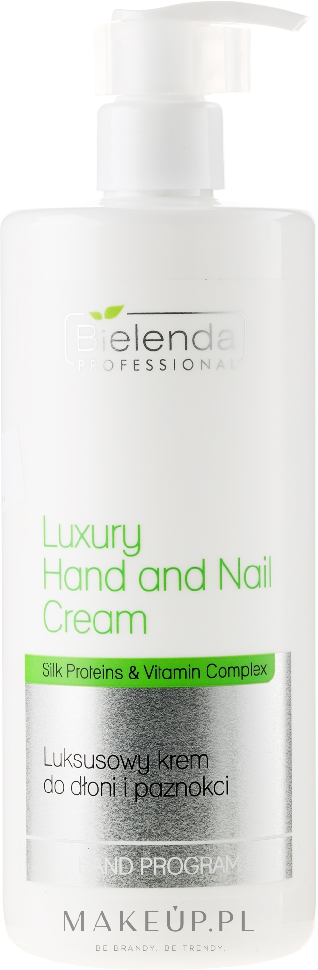 Luksusowy krem do dłoni i paznokci - Bielenda Professional Luxury Hand and Nail Cream — Zdjęcie 500 ml