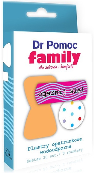 Wodoodporne plastry opatrunkowe dla całej rodziny - Dr Pomoc Family Waterproof Patch — Zdjęcie N1
