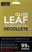 Kup Ekspresowa maska ​​do dekoltu - Beauty Face IST Discoloration & Spots Decolette Mask Olive Leaf