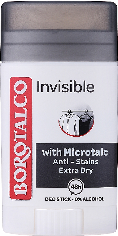 Dezodorant - Borotalco Invisible Deo Stick — Zdjęcie N1