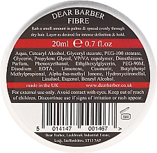 Kup Włóknisty wosk do włosów - Dear Barber Fibre Shaper 