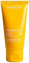 Fluid do twarzy z filtrem przeciwsłonecznym - Academie Bronzecran Face Sunscreen Fluid SPF 50+ — Zdjęcie N1