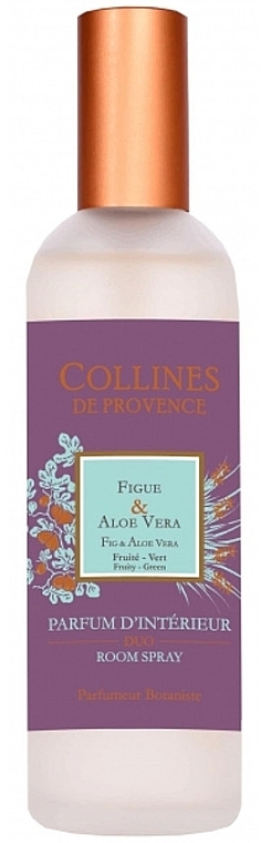 Spray do domu Figa i aloes - Collines de Provence Figue & Aloe Vera Room Spray — Zdjęcie N1