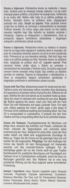 Krem do twarzy z olejkiem herbacianym - Nikel Cream With Tea-Tree — Zdjęcie N3