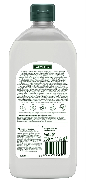 Palmolive Kremowe mydło w płynie do rąk Mleko i oliwka, zapas - Palmolive Naturals Milk & Olive (refill) — Zdjęcie N5