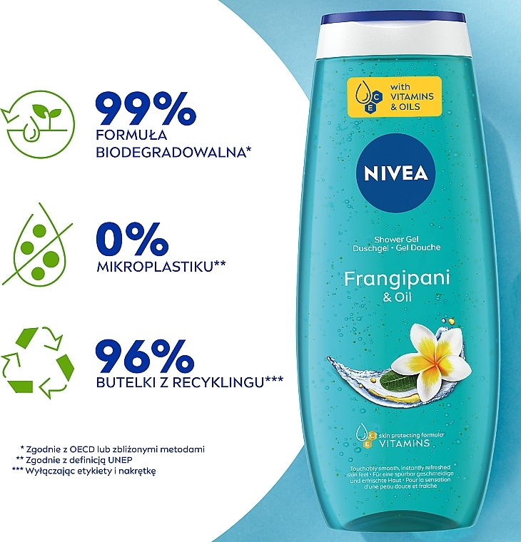 Żel pod prysznic - NIVEA Frangipani & Oil — Zdjęcie N6