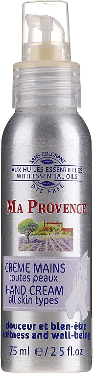 Nawilżający krem do rąk Kwiat lawendy - Ma Provence Hand Cream for All Skin Types — Zdjęcie N1