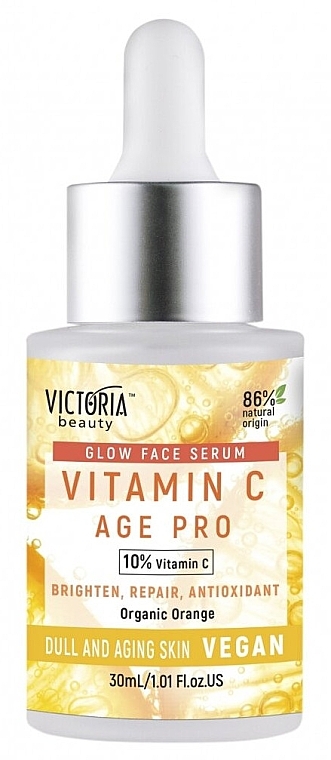 Serum do twarzy z witaminą C - Victoria Beauty C Age Pro Glow Face Serum — Zdjęcie N1