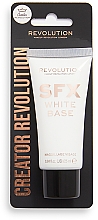 Wybielająca matująca baza pod makijaż - Makeup Revolution Creator Revolution SFX White Base Matte Foundation — Zdjęcie N1