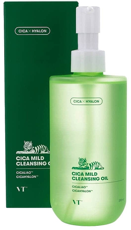 Olejek do mycia twarzy - VT Cosmetics Cica Mild Cleansing Oil — Zdjęcie N2