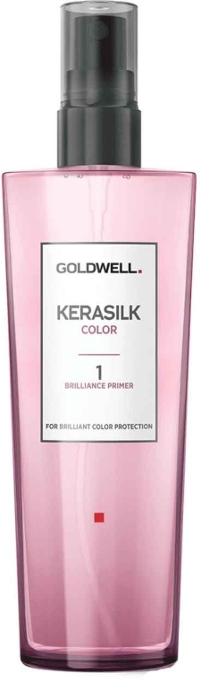 Baza nabłyszczająca do włosów farbowanych - Goldwell Kerasilk Color Brilliance Primer — Zdjęcie N1