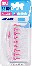 Szczoteczki międzyzębowe, 0,4 mm, 10 szt - Jordan Interdental Brush — Zdjęcie N1